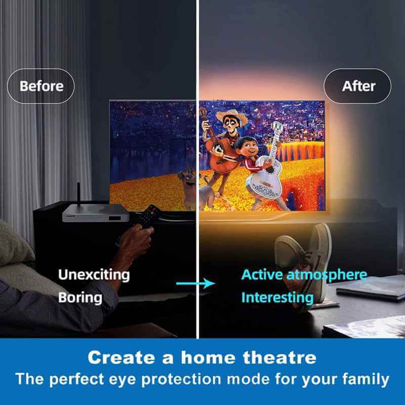 RGB LED Strip Lights – 5M/10M, Music Sync, App & Remote Control