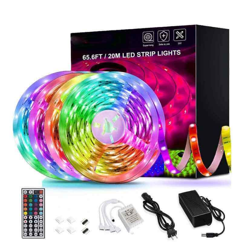 RGB LED Strip Lights – 5M/10M, Music Sync, App &amp; Remote Control
